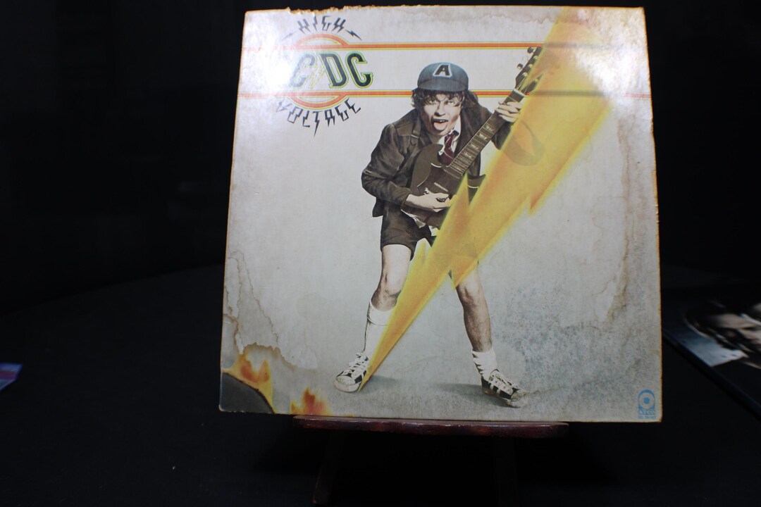 A Vintage AC DC Record Album Titled High Voltage in It's Original ...