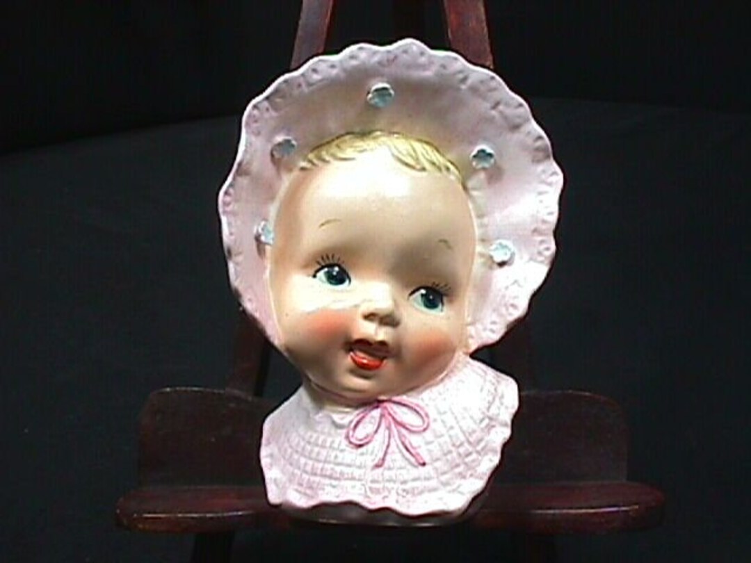 A Vintage Porcelain Baby Head Vase by Ucagco Ready to Use Etsy