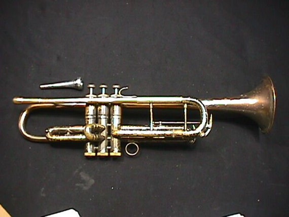 An Antique York Custom Model Bb Trumpet in It s Original Case