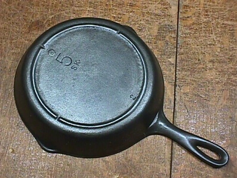 Vintage U.S.A. Made No. 5 SK Cast Iron Skillet Etsy