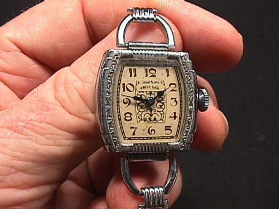 An Antique 1920's Uncle Sam Wristwatch Complete &… - image 1