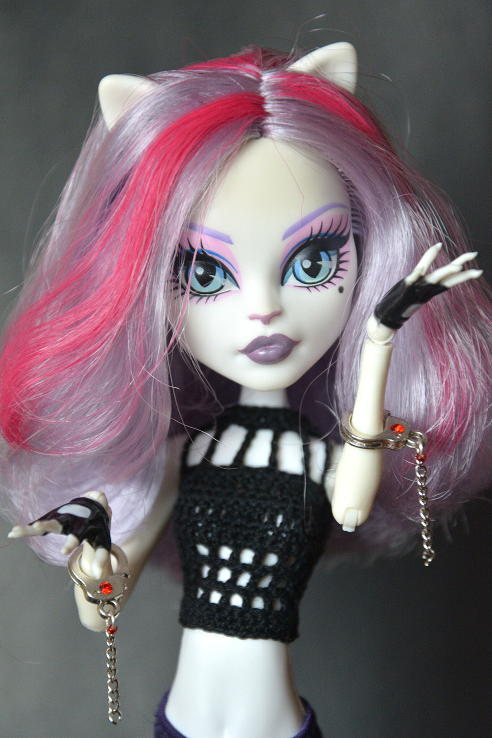 High Fashion Monster Dolls Clothes. Crochet Top Dark Etsy