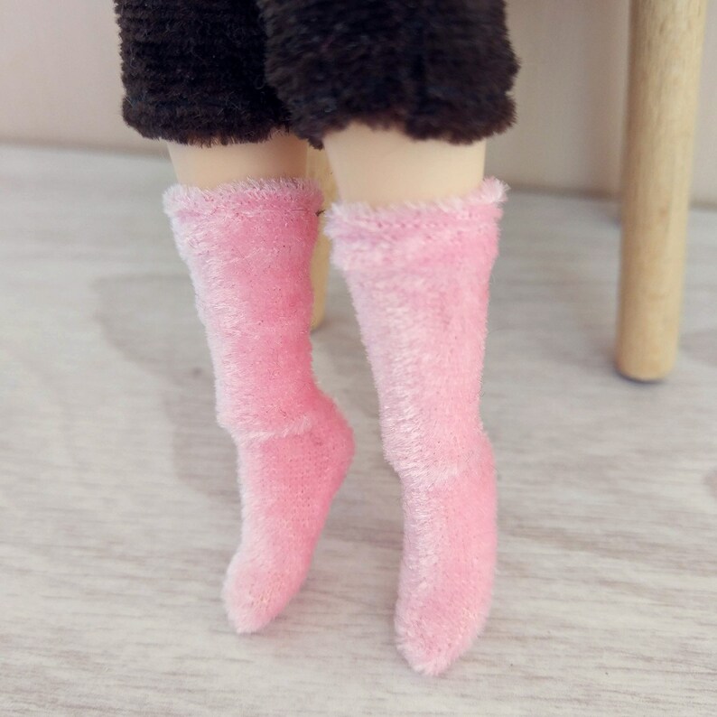 Barbie doll clothes fluffy socks warm legwear home shoes Etsy