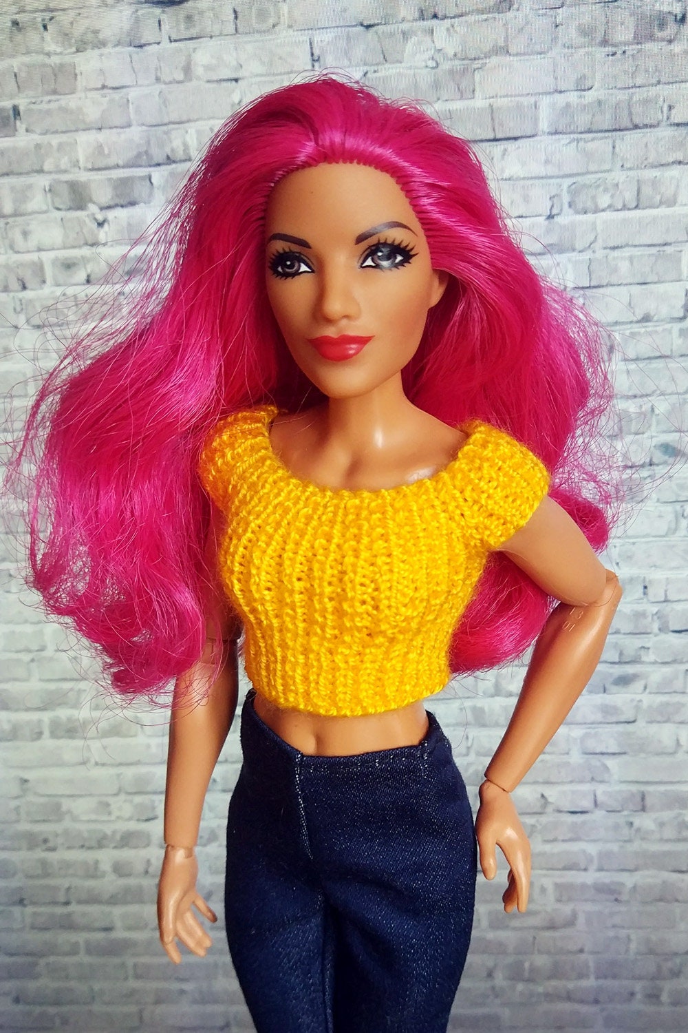 barbie shirt crop top