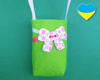 Doll accessories felt bag OOAK summer tote fashion female clothes for 12" dolls, 1/6 scale action figure, dollhouse miniature decor handbag