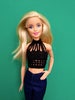 Doll clothing - crochet crop top. Dolls party stile shirt. Fashion for 12 inch dolls. 1/6 scale miniature apparel for action figures. 