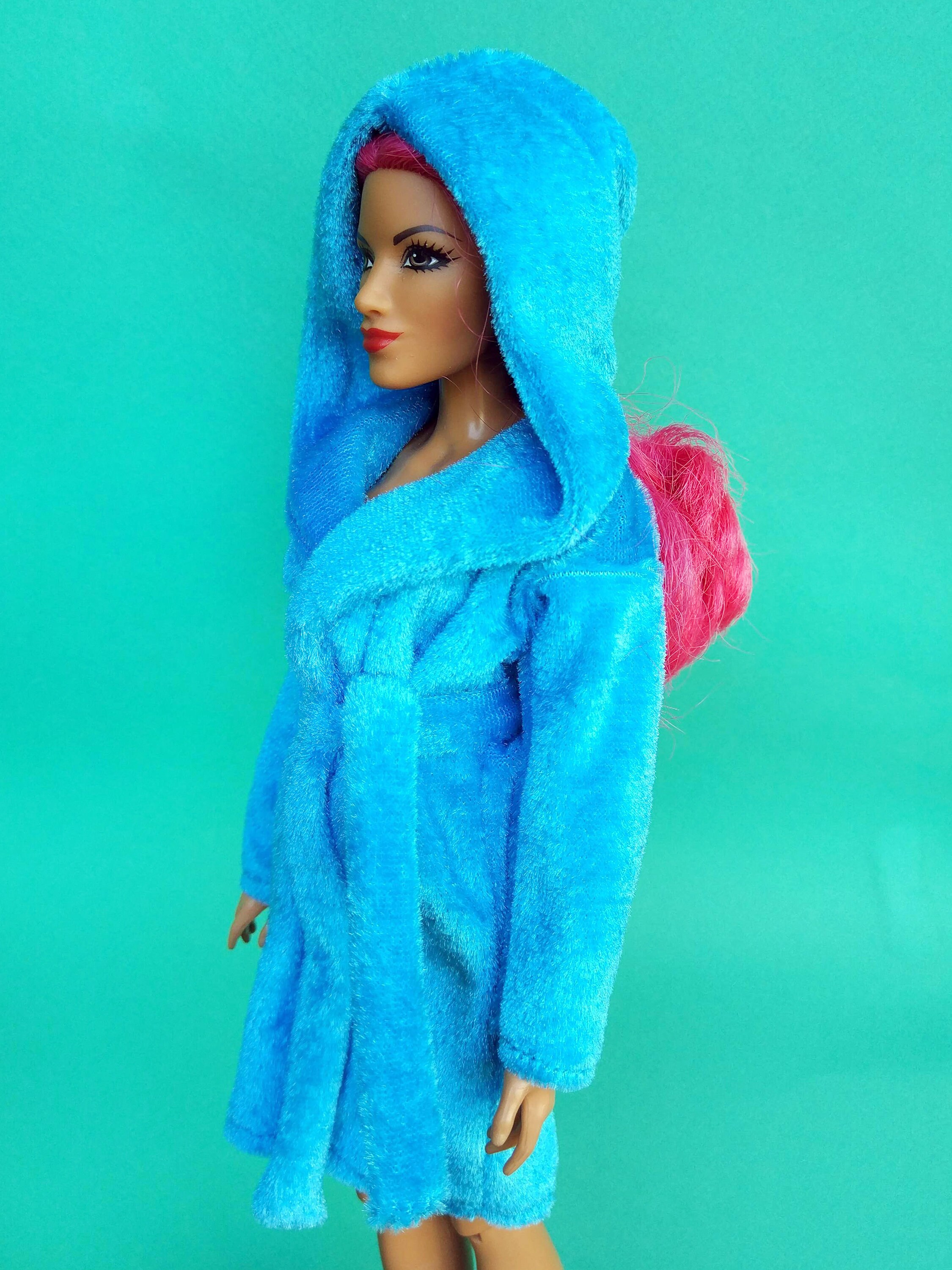 Doll clothing bathrobe morning gown robe curvy Barbie clothes Etsy