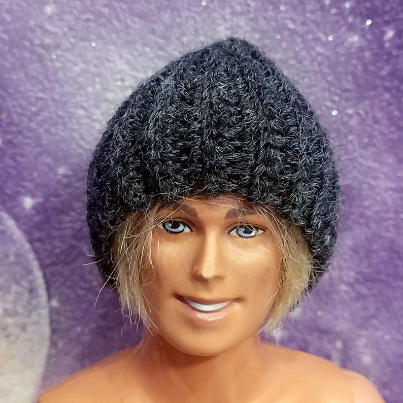 Doll clothes crochet hat Ken barbie boy beanie seamed cap Etsy