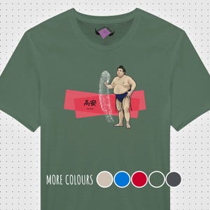 Takayasu - Sumo fan Unisex short sleeve printed cotton Softstyle T-Shirt