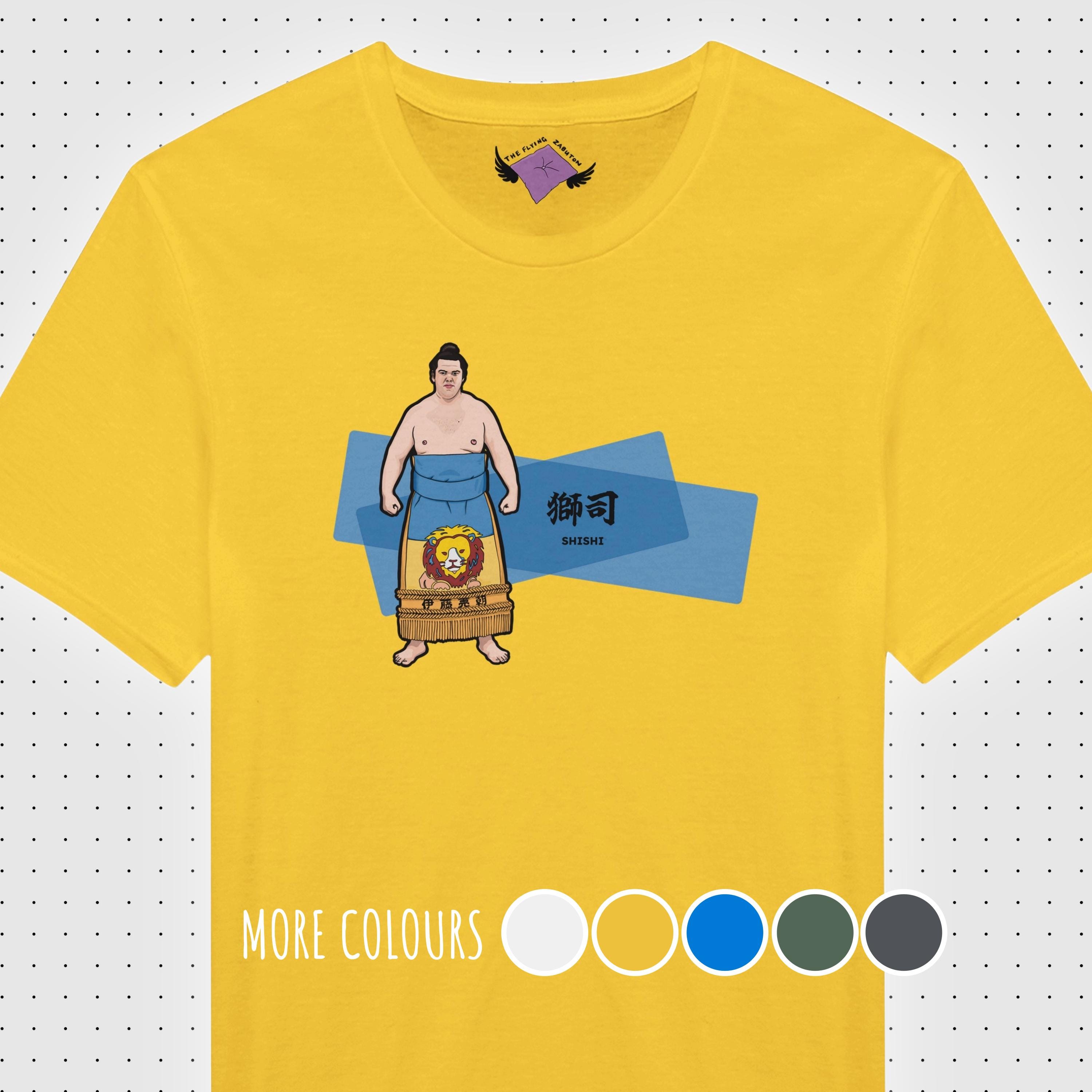 Shishi - Sumo Fan Unisex Short Sleeve Printed Cotton Softstyle T