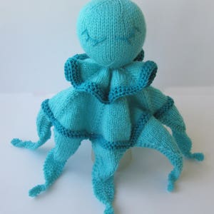 Octopus Toy Baby Lace Blanket. Amigurumi Octopus. PDF instant download. Knitting pattern Knitted round. PDF cute comforter octopus pattern image 9