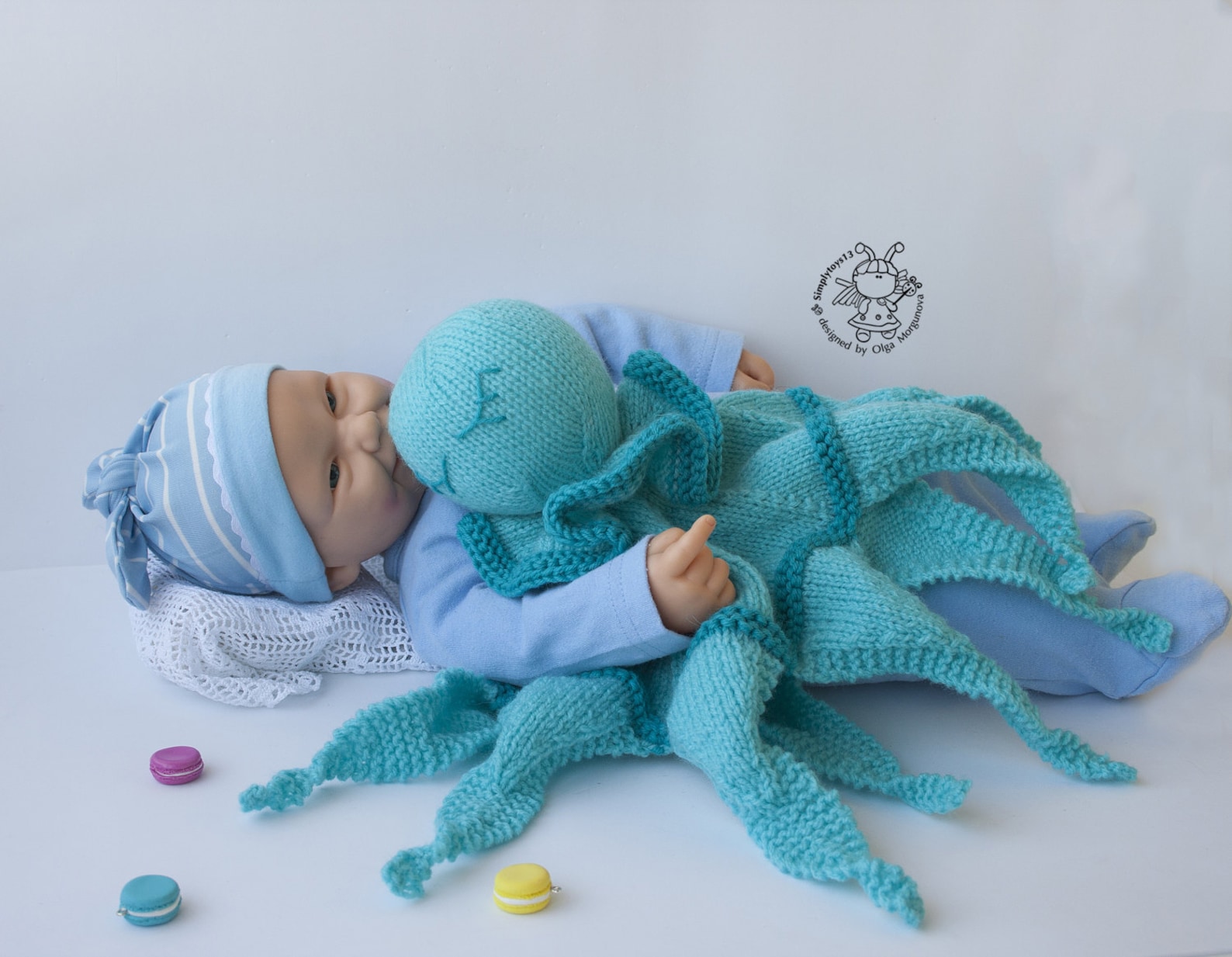 Octopus Toy Baby Lace Blanket. Amigurumi Octopus. PDF instant Etsy