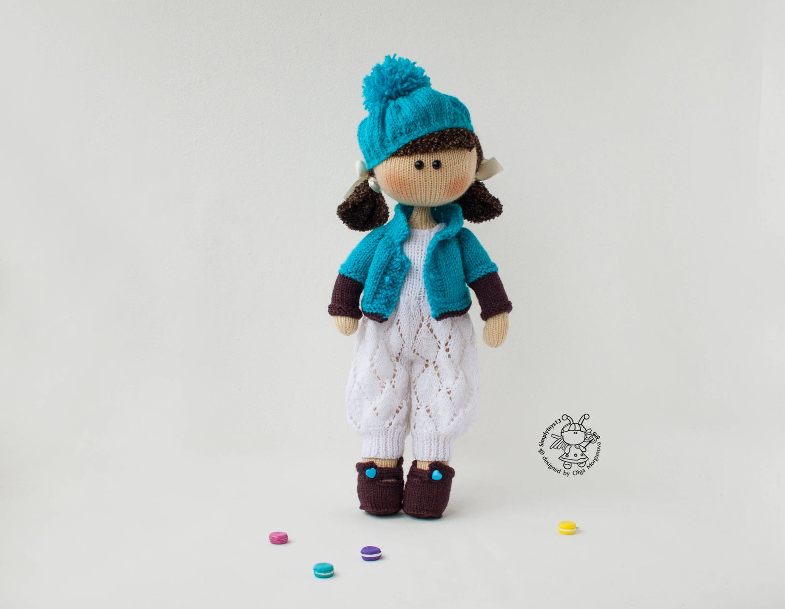 Knitted Flat Annabel Doll PDF Instant Download Knitting Etsy