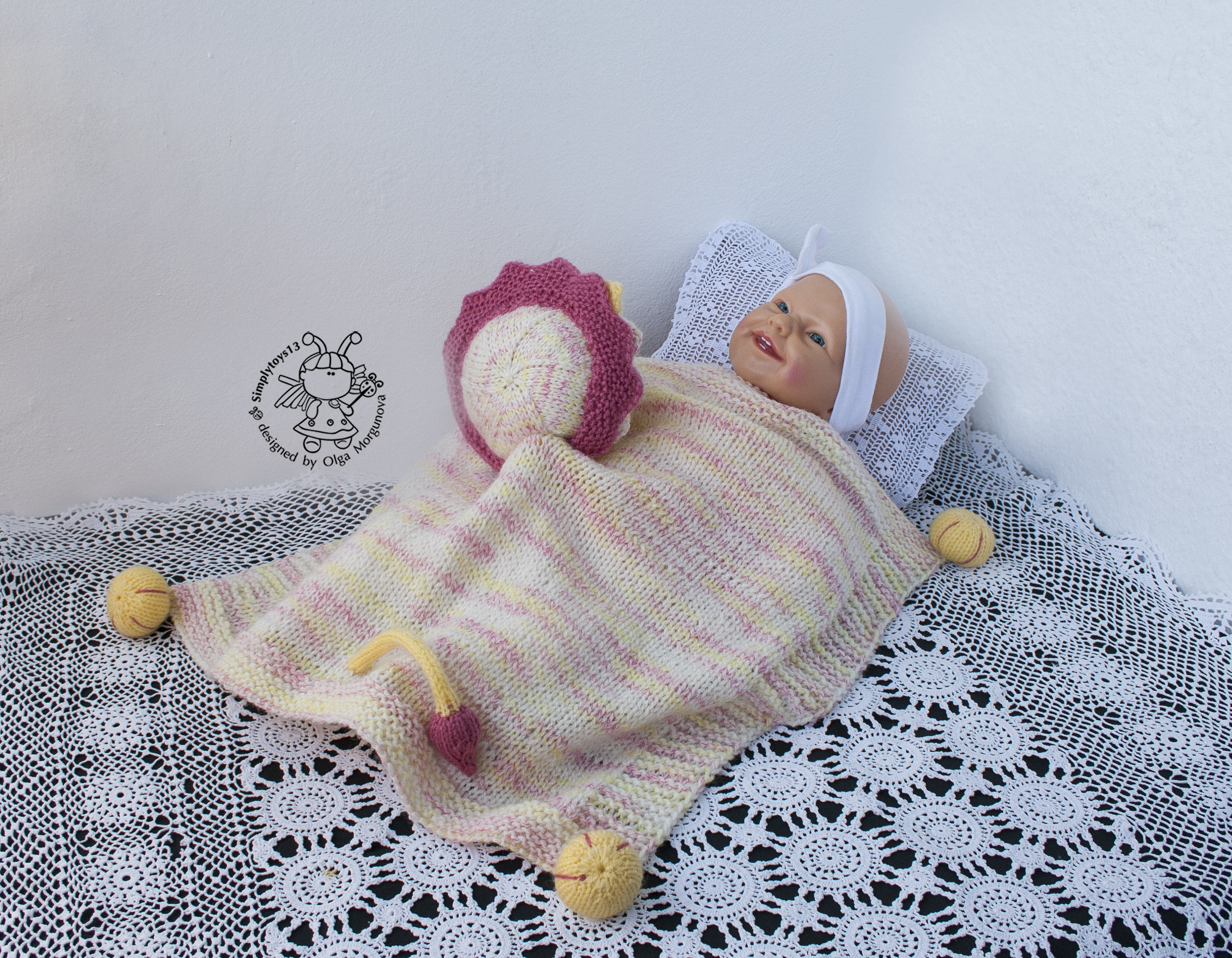 Lion Toy Baby Lace Blanket. Knitting Lion.Baby Blanket. Lion Etsy
