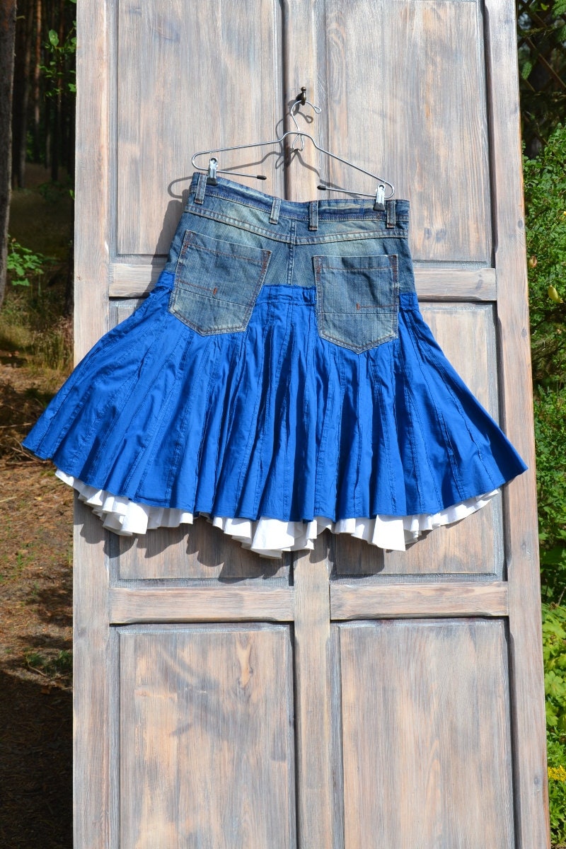 【NONCODE】Rino Heart Denim Skirt Skirts - The Fred Shop