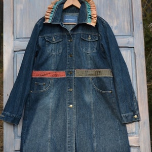 Giacca di jeans con un cappotto di jeans immagine 4