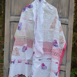 Romantic big shawl with butterflies image 3