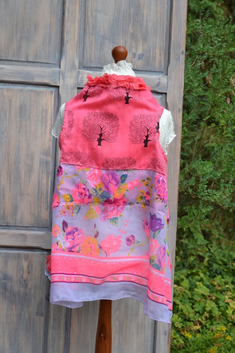 Artistic cotton vest boho image 2