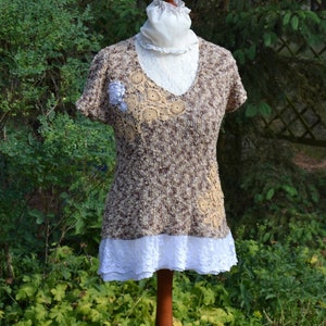 Romantic blouse sweater L XL
