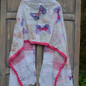 Romantic big shawl with butterflies image 4