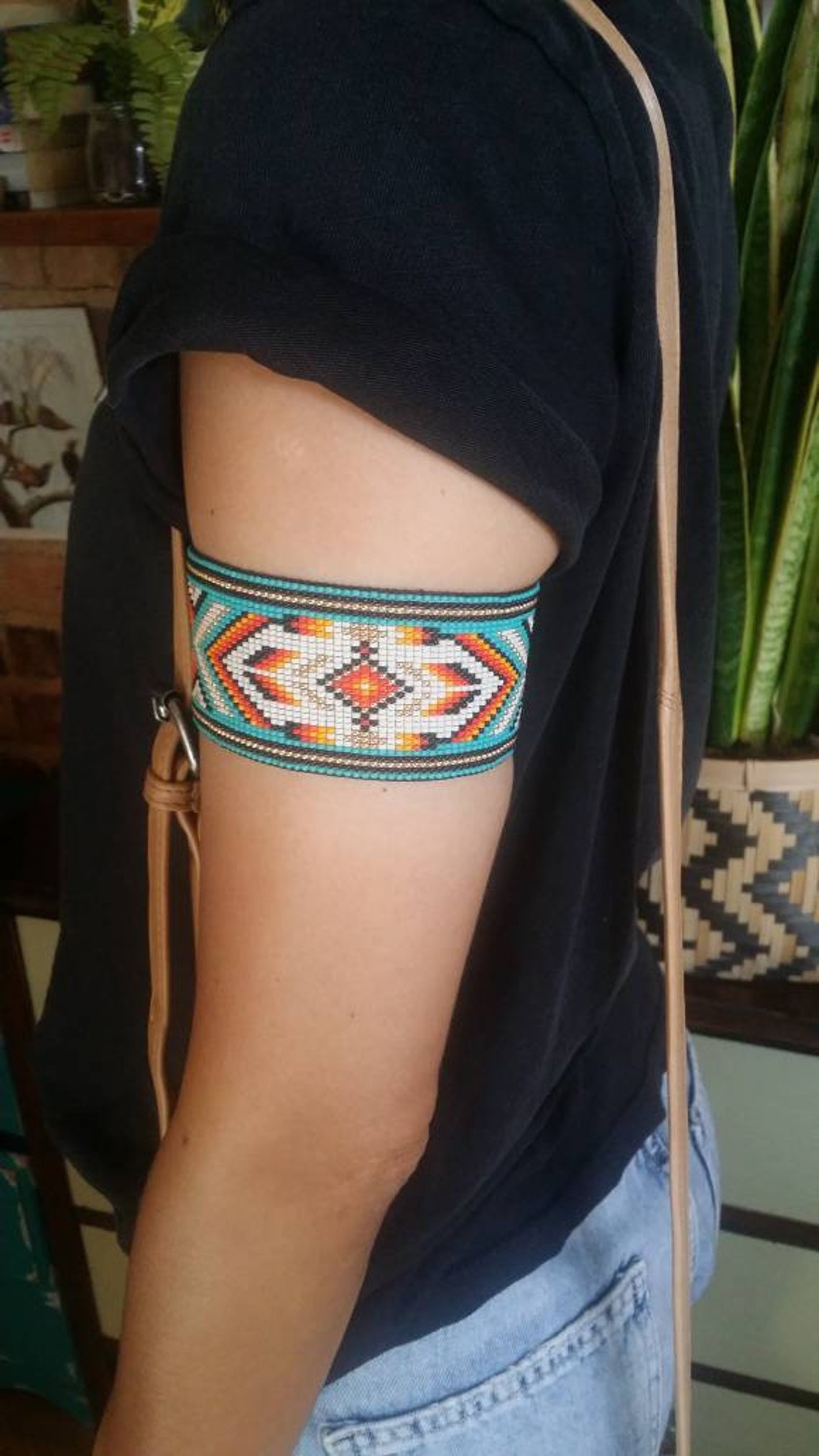 Native American Armband/Navajo Armband/Surfer armband/Beaded Etsy