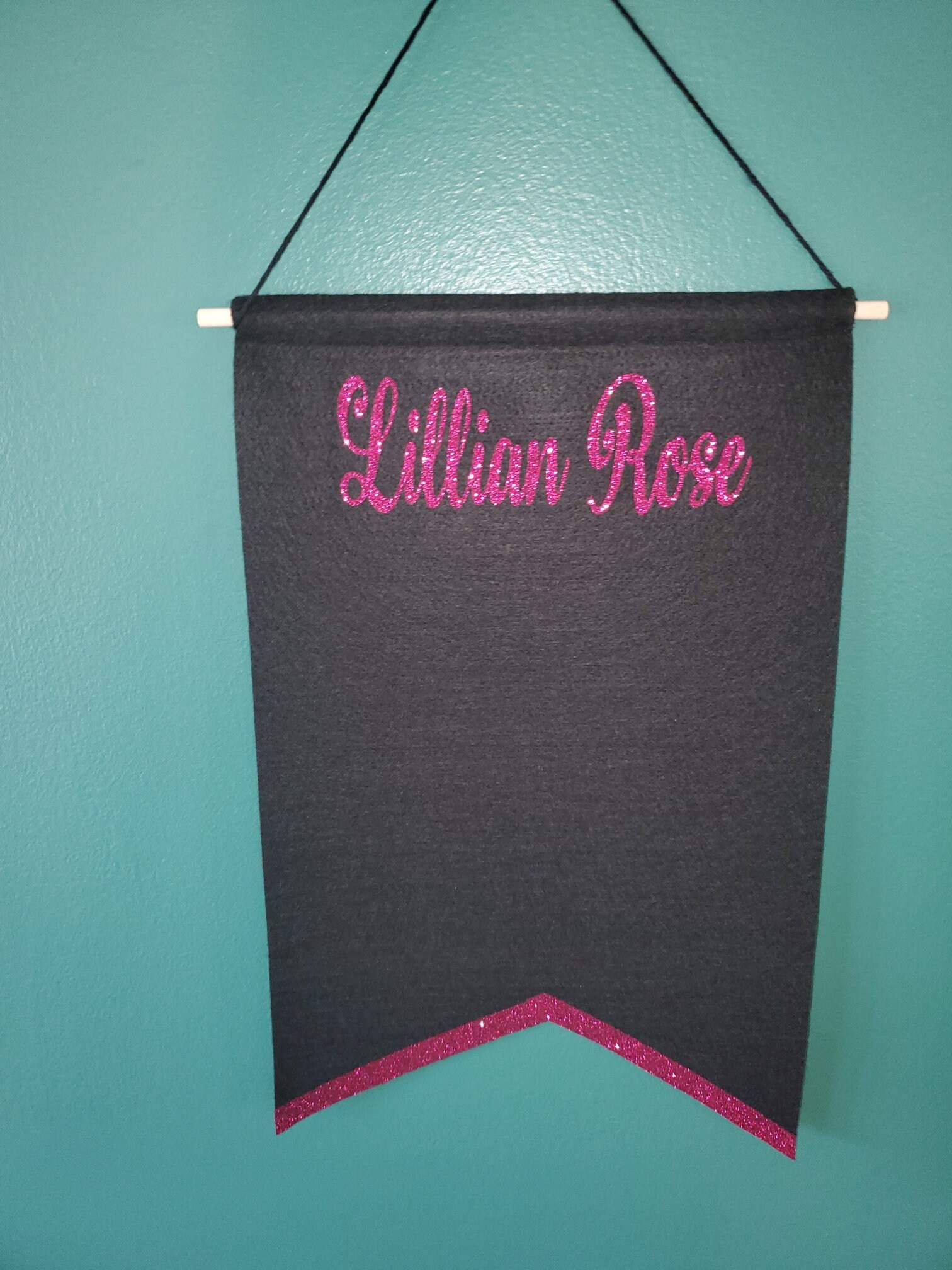 Personalized 17 Banner Great for Dance Competition Pins Gymnastics Girl