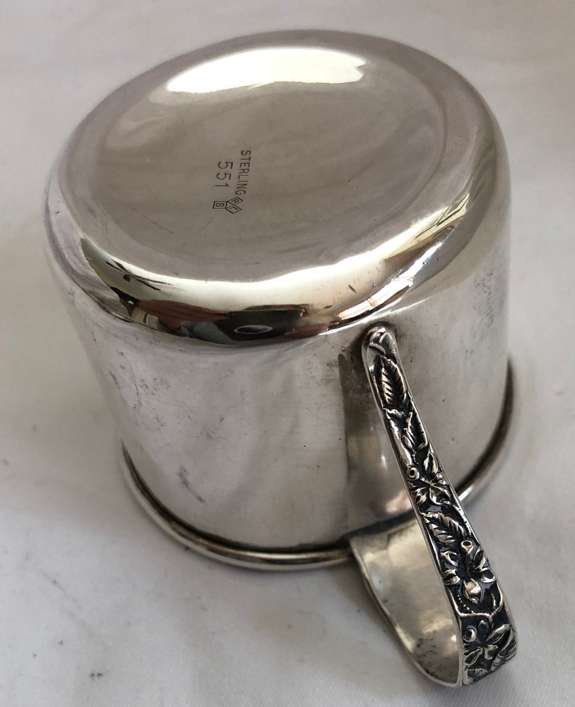 Sterling Silver Baby Cup Etsy