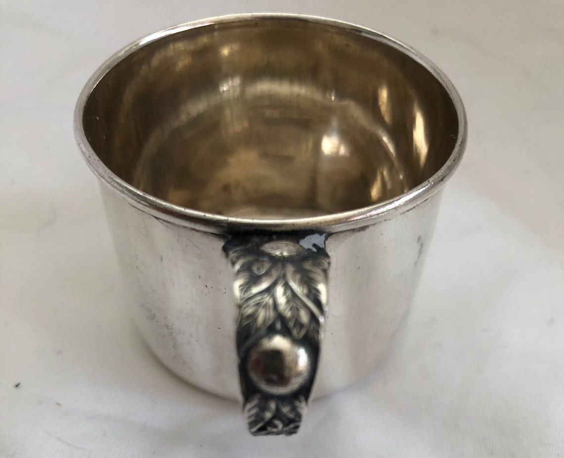 Sterling Silver Baby Cup Etsy