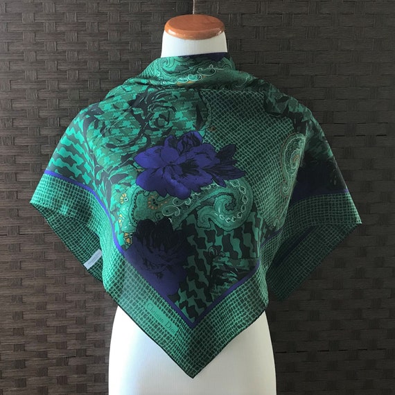 Christian Dior Echarpes Silk Scarf Rolled Hem 31 I