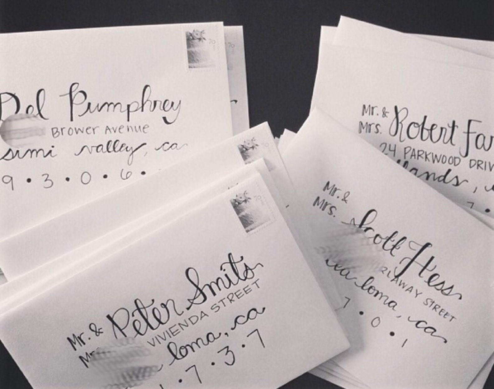 Handwritten Envelope Addressing Calligraphy and Custom Etsy