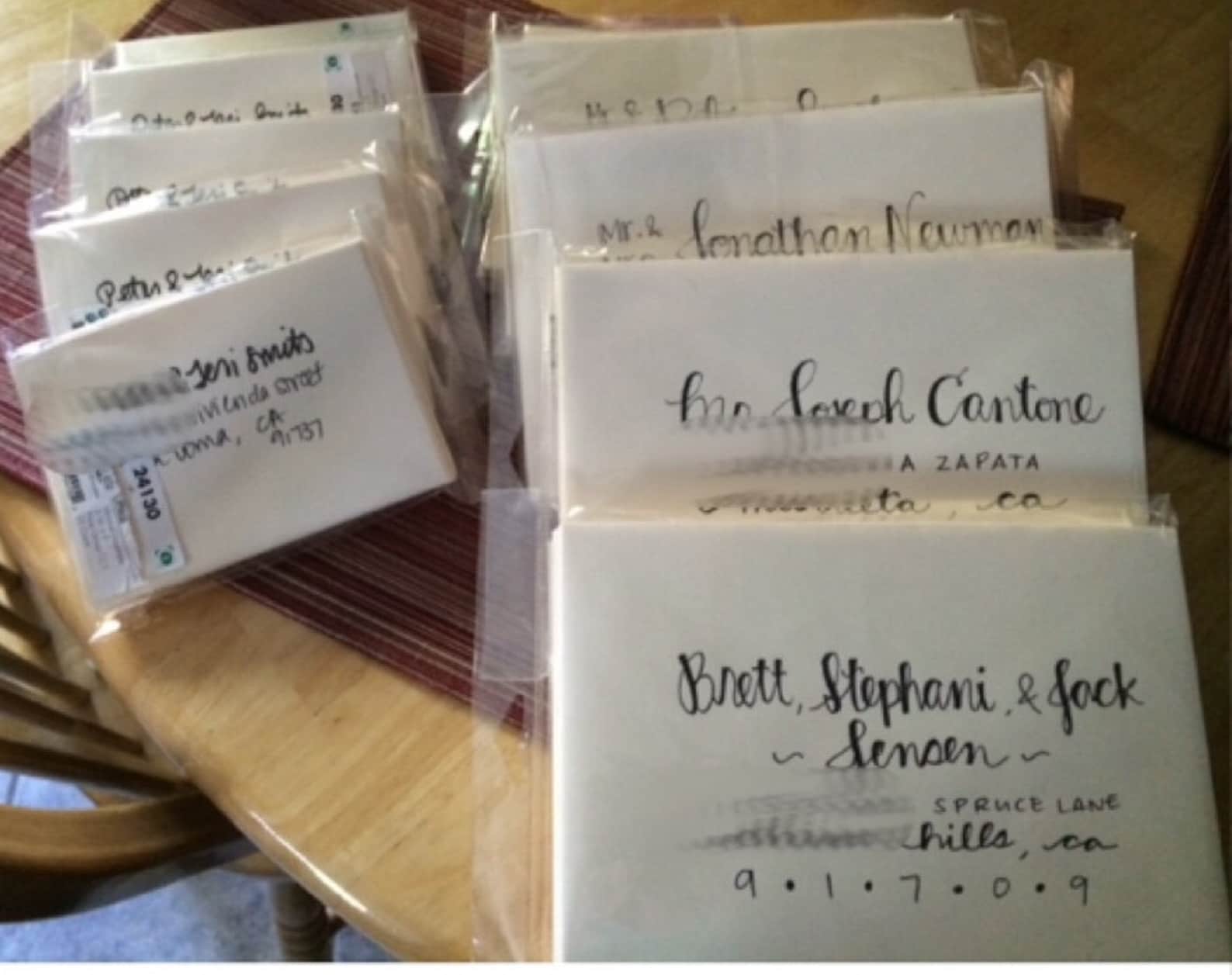 Handwritten Envelope Addressing Calligraphy and Custom Etsy