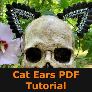 Scale Cat Ears Tutorial - PDF Instant Download - Chainmaille Tutorial - Scalemaille Headband