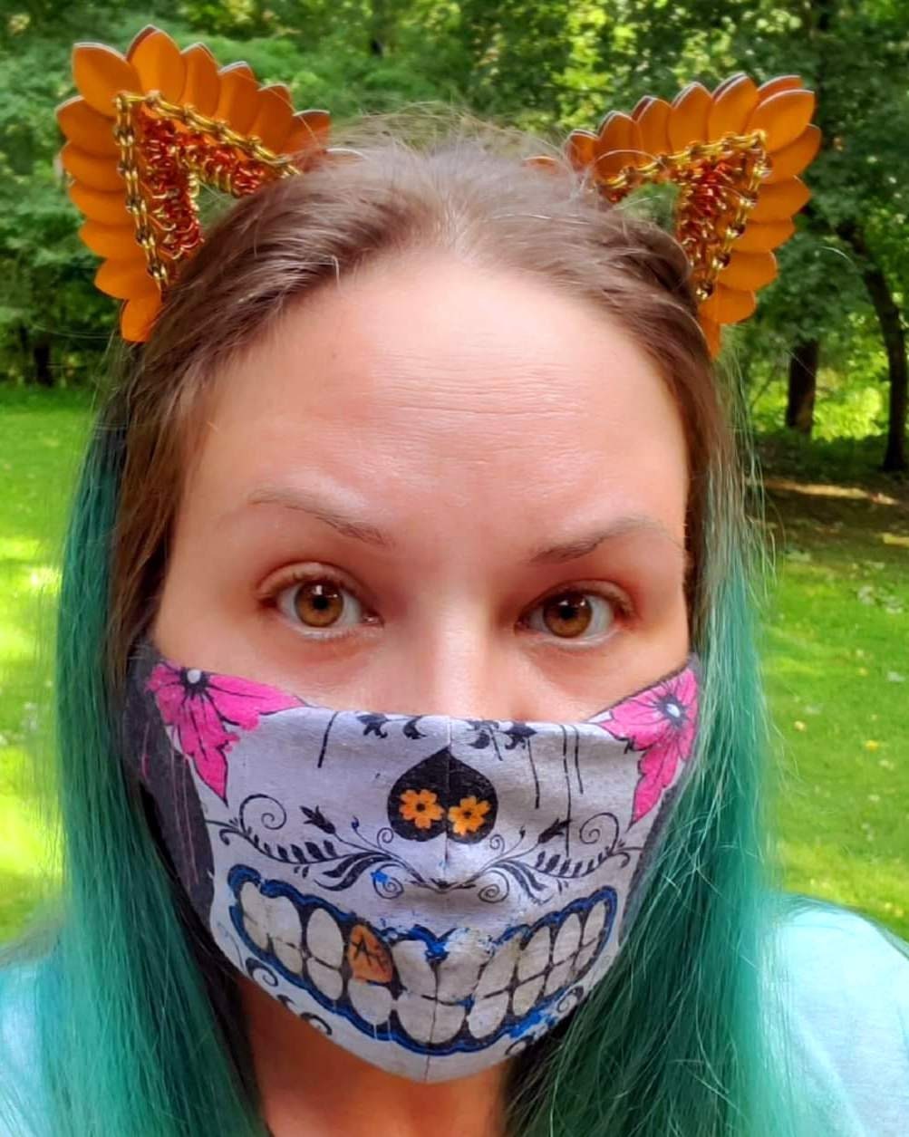 Scale Cat Ears Scalemaille Cosplay Ears Fox Ears Etsy