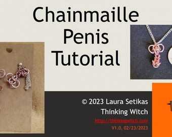 Chainmaille Penis Tutorial - Penis Earring or Penis Necklace