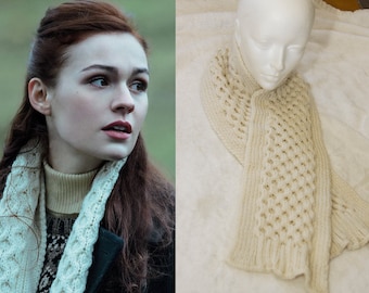 Brianna scarf Outlander, autumn winter knitted scarf