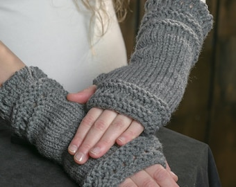 Fingerless gloves, knitted arm warmers for women, fingerless mittens, wrists warmers