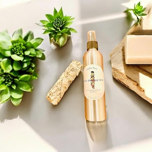 Energy Cleansing Spiritual Spray | Aura & Space Clearing Mist with Essential Oils| Spiritual Cleansing Spray | Smudge Alternative for Home,