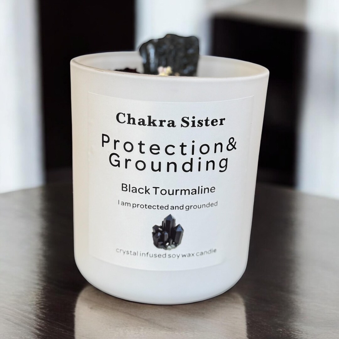 Protection and Grounding Candle | Soy Wax Candle | Grapefruit & Palo ...