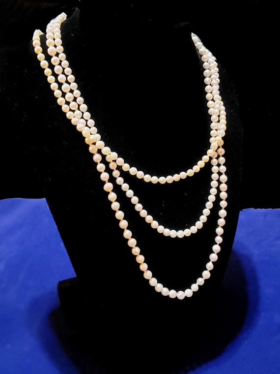 Vintage Cultured Pearl Necklaces - variety of lengths! 16 inch, 18 inch, 20 inch, 22 inch and 30 inch!