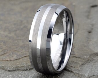 Tungsten Ring, Wedding Band, Men's Tungsten Wedding Band, Men's Tungsten Ring, Tungsten Band, Tungsten, Ring, Men's Tungsten, Men's Ring