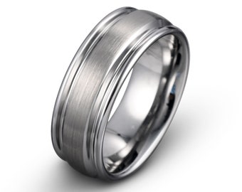 Tungsten Ring, Men's Tungsten Wedding Band, Men's Tungsten Ring, Men's Tungsten, Personalized Ring, Men's Ring