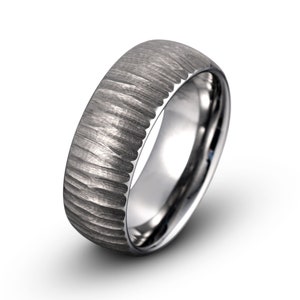 Tungsten Ring, Men's Wedding Band, Wedding Ring, Unique Wedding Ring, Tungsten Band, Engraved Ring, Personalized Ring, Mens Ring