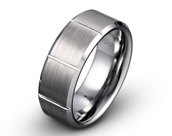 Tungsten Ring, Wedding Band, Men's Tungsten Wedding Band, Men's Wedding Band, Tungsten, Ring, Tungsten Band, Personalized Ring, Band