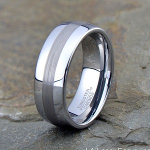 Tungsten Ring, Mens Wedding Band, Mens Tungsten Wedding Ring, Mens Tungsten Ring, Tungsten Band, Tungsten, Ring, Gray Ring, Mens Tungsten