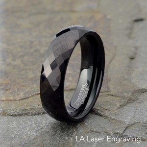 Tungsten Ring, Men's Wedding Band, Wedding Ring, Men's Black Wedding Band, Black Tungsten Ring, Tungsten Band, Tungsten, Ring