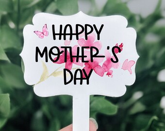 Mother's Day Plant Stake, Mother's Day Gift, Gift For Mom, Customize Plant Stake, Plant Sign, Plant Marker Pick, If Moms Were Flowers I'd