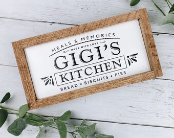 Gigi Kitchen Sign Etsy