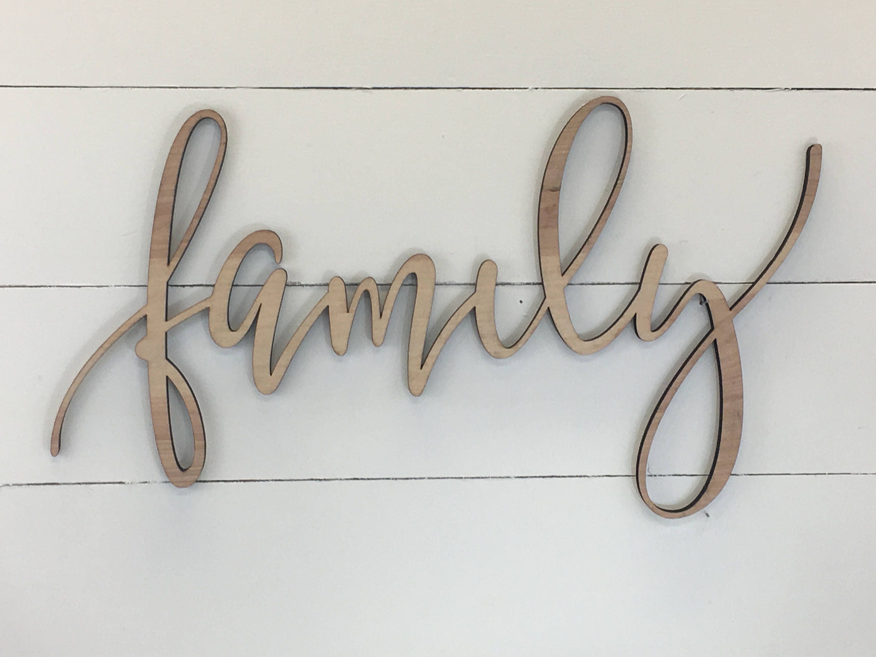 Wood cut out words deals