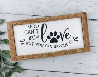Dog lover pet lover dog rescue. Hand painted Black and white Heart dog Silhouette  wood cut out sign