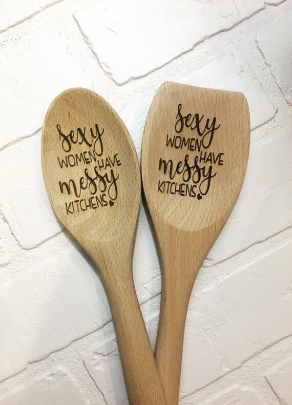 Wooden Spoon Personalized Spoon Mimi's Kitchen Large Wooden Spoons